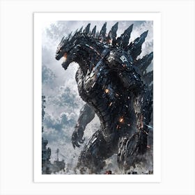 Godzilla 4 Art Print