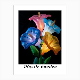 Bright Inflatable Flowers Poster Morning Glory 1 Art Print