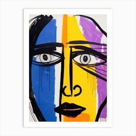 Woman'S Face 15 Art Print