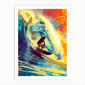 Surfing Kook - Surfing Expressions Art Print