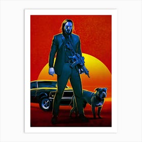 John Wick Chapter 4 Art Print