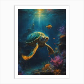 Sea Turtle Art Print