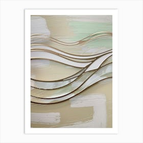 Abstract Wave Wall Art Art Print