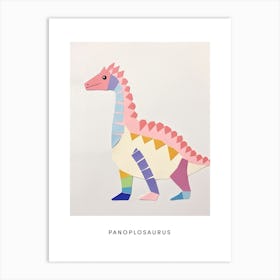 Nursery Dinosaur Art Panoplosaurus Poster Art Print