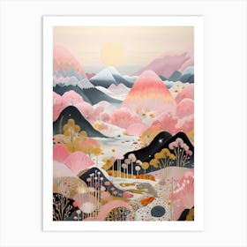 Asian Landscape 2 Art Print