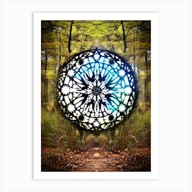 Circle In The Woods Art Print