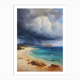 Stormy Seas.4 Art Print