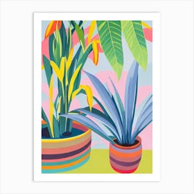 Yucca Eclectic Boho Plant Art Print