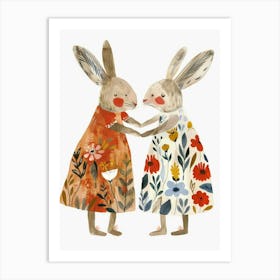 Two Rabbits 1 Art Print