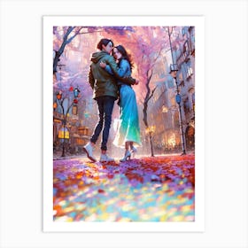 Fairytale couple  Art Print