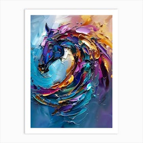 Horse Painting 5 Art Print