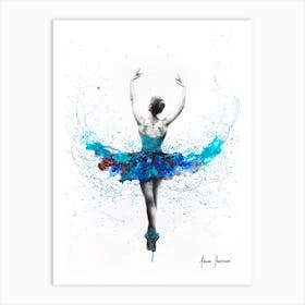 Floating Lake Ballet Art Print