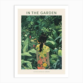 In The Garden Poster Chicago Botanical Gardens 2 Art Print