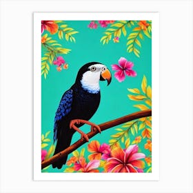 Parrot Tropical bird Art Print