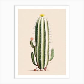 Trichocereus Cactus Marker Art 3 Art Print