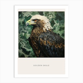 Ohara Koson Inspired Bird Painting Golden Eagle 4 Poster Art Print