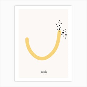 Smile Art Print