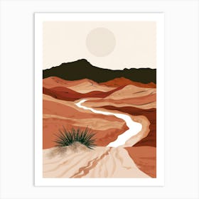 Desert Landscape 35 Art Print