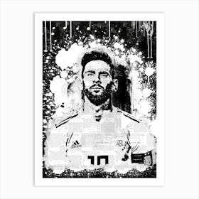 Lionel Messi Captain Art Print