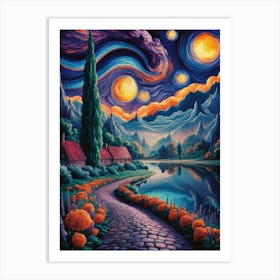 Starry Night 17 Art Print