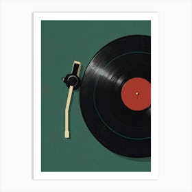 Vinyl Record Stock Videos & Royalty-Free Footage 1 Art Print