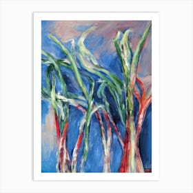 Scallions 2 Classic vegetable Art Print