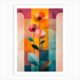 Flowers In The Window Art Print