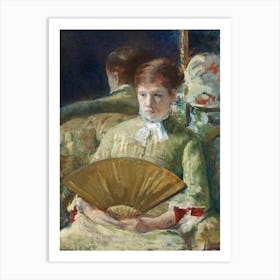 Woman With A Fan (1878–1879), Mary Cassatt 1 Art Print