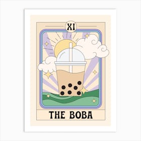 The Boba Tarot Card Art Print