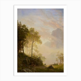Among The Sierra Nevada, California, Albert Bierstadt Art Print