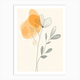 Abstract Flower 2 Art Print