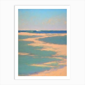 Kennebunk Beach Maine Monet Style Art Print