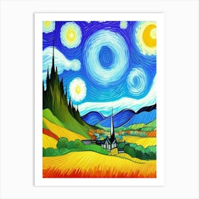 Starry Night 11 Art Print