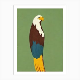 Eagle Midcentury Illustration Bird Art Print