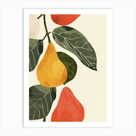 Figs Close Up Illustration 2 Art Print