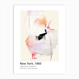 World Tour Exhibition, Abstract Art, New York, 1960 6 Art Print