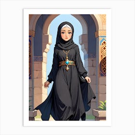 Muslim Girl Art Print