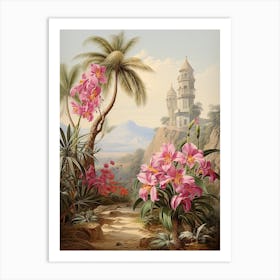 Orchid Victorian Style 3 Art Print