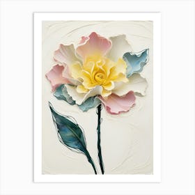 Abstract Flower Art Art Print