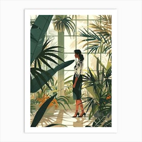 In The Garden The Huntington Botanical Gardens 2 Art Print