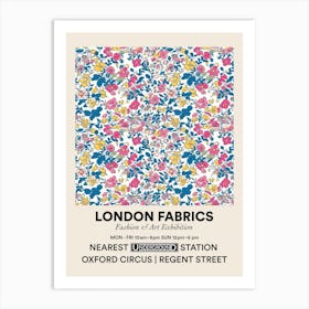 Poster Heather Heaven London Fabrics Floral Pattern 5 Art Print