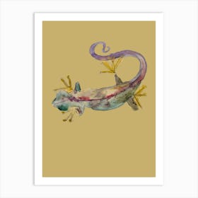 Lizard Watercolour Art Print