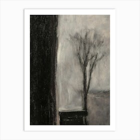 Tree In The Window Art Print