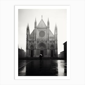 Orvieto, Italy,  Black And White Analogue Photography  4 Art Print