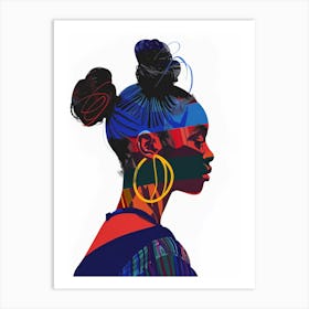 Portrait Of African Woman 27 Art Print