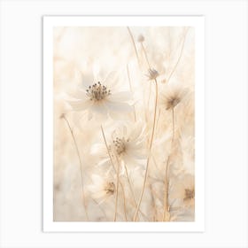Boho Dried Flowers Love In A Mist Nigella 6 Art Print