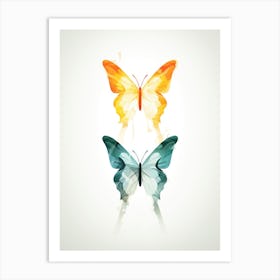 Butterfly Vector Illustration Art Print