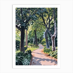 Hyde Park London Parks Garden 1 Painting Art Print