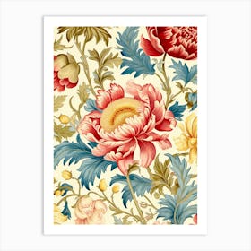 Floral Pattern 40 Art Print