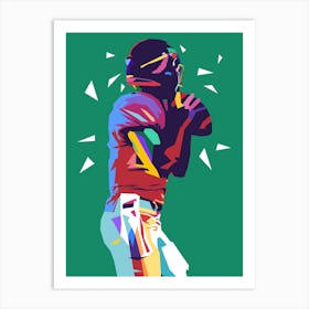 American Football Pop Art 11 Art Print